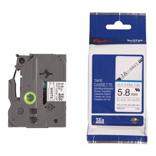 Pot PAP BRO TRAKA HSE211 5.8 mm crno na bjelo Tube Slike