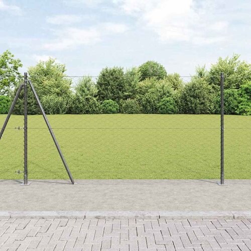  Heksagonalna ograda s betonskom osnovom 25 x 1,2 m Siva Mreža Cijene