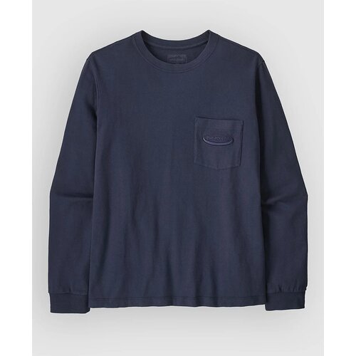 Patagonia Mw 95 Oval Logo Pocket Majica z dolgimi rokavi new navy Cene