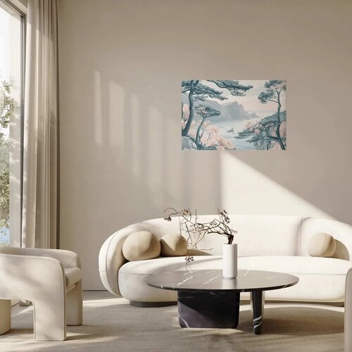  Plakat - Blue Coast in Delicate Colors 30x21 Bez okvira Slike