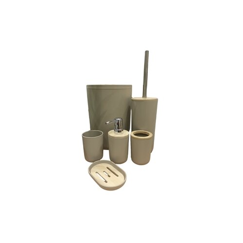 Dekordom Set za kupatilo bamboo 1/6 - beige - n11 Cene