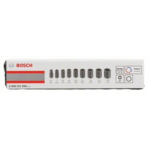 Bosch 9-delni set umetaka nasadnih ključeva 2608551096/ 25 mm; 6/ 7/ 8/ 9/ 10/ 11/ 12/ 13/ 14 mm Cene