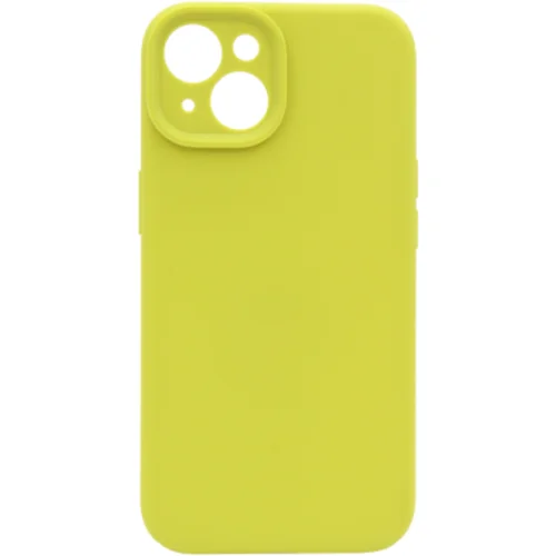 Chameleon Silikonski ovitek (liquid silicone) za Apple iPhone 15 Plus, Soft, rumeno zelena