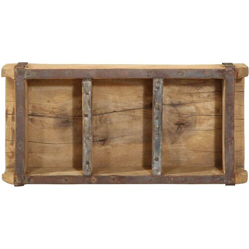  Poslužavnici 4 kom 30x14x9 cm Čvrsto drvo od recikliranih materijala Slike