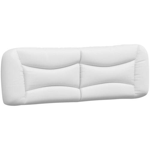 Maison Chic posteljno vzglavje - vzglavna omarica - vzglavna stranica bela 160 cm umetno usnje, (21704028) Cene