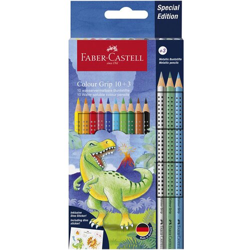 Faber-Castell Barvice Grip Dino, 13 kosov Cene