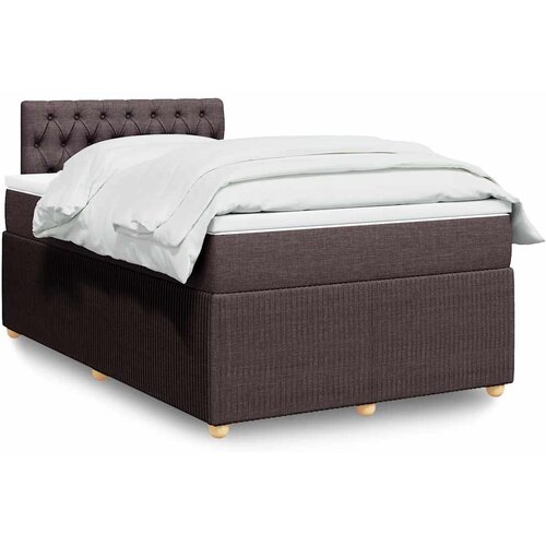  Krevet box spring s madracem tamnosmeđi 120 x 190 cm od tkanine Cene