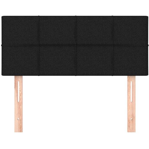  Uzglavlje crno 90x5x78/88 cm od tkanine Slike