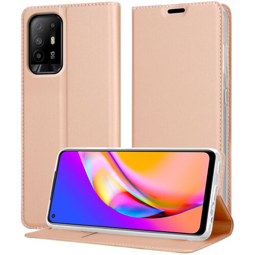 Cadorabo Primer združljiv z OPPO v elegantnem rosă &permil; Gold - za&scaron;čitni pokrov z magnetnim zapiranjem, stoječo funkcijo in režo za kartico, (20694631) Cene