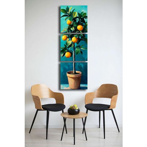 WALLXPERT Slika na platnu 3P4545BSRC-004, 45 x 45 cm, 3 dela Cene