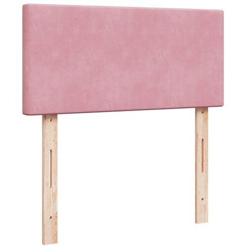 Box spring krevet s madracem ružičasti 80 x 200 cm bar&amp;scaron;unasti Slike