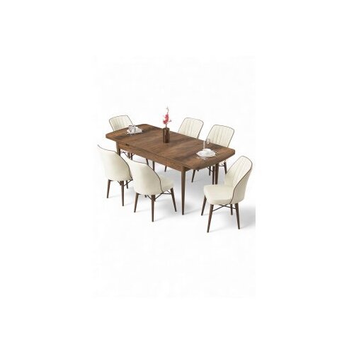 Hanah home Trpezarijski set, 7 dijelova, bež Cijene