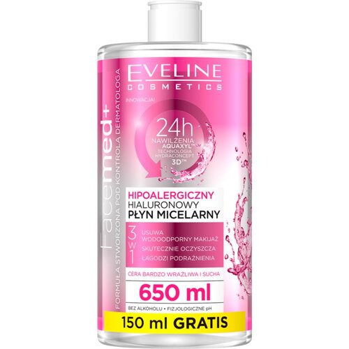 Eveline Cosmetics FaceMed+ micelarna voda za čišćenje 650 ml Cijene
