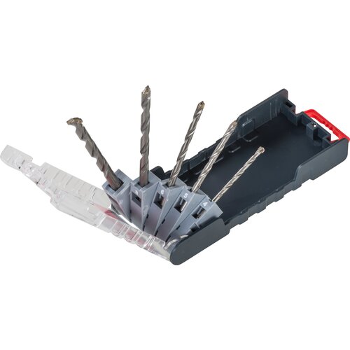 Einhell 3-delni set kofera sa po 5 burgija za drvo, metal i kamen, 3-8 mm za metal i 4-10 mm za drvo i kamen ( 49109157 ) Slike