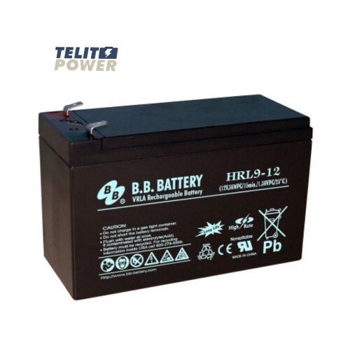 BB Tech 12V 9Ah HRL9-12 battery terminal T2 ( 4303 ) Cene