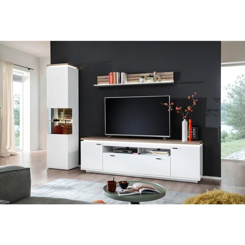 Hom`in DNEVNI REGAL, bela, barve hrasta Cene