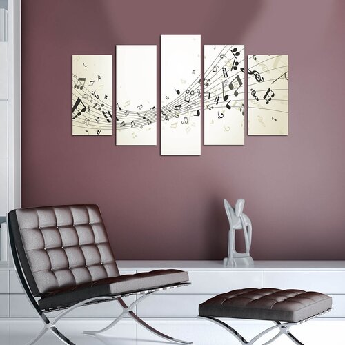 Wallity Set Slika 5ABSMDF-71, 5 Delova Cene