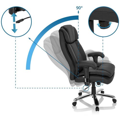 MID.YOU Pisarni&amp;scaron;ki Stol Builder Xxl I, Črna Slike