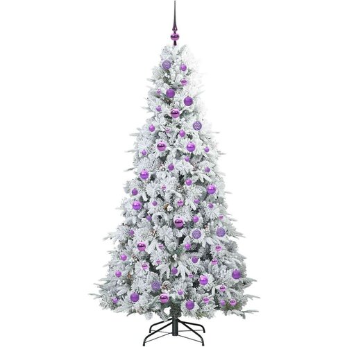 VidaXL Umjetno božićno drvce s nogom s stalakom Zelena 180 cm PE i PVC Slike