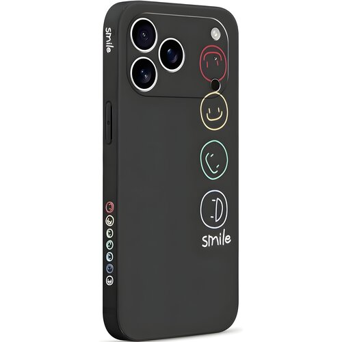 Oem Pnakqil za&scaron;titna futrola Smile za Apple iPhone 17 Pro Max - Crna Cijene