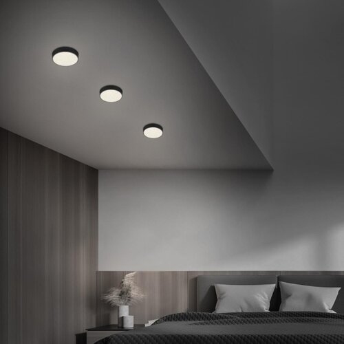 BRILONER 7072-415 - led plafonsko svetlo star sky LED/11W/230V &amp;oslash; 15 cm crna Slike