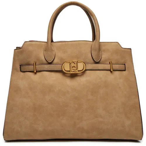 Liu Jo Ročna torba L Satchel AA4011 E0029 Cuoio Chiaro 61336