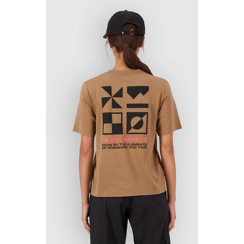 Mons Royale Icon Merino T-shirt toffee Cene
