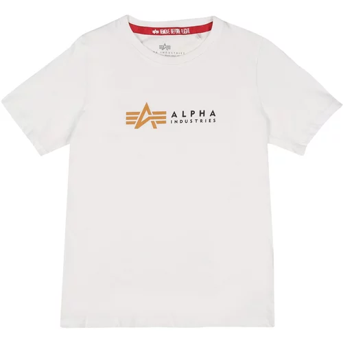 Alpha Industries Majica med / crna / bijela