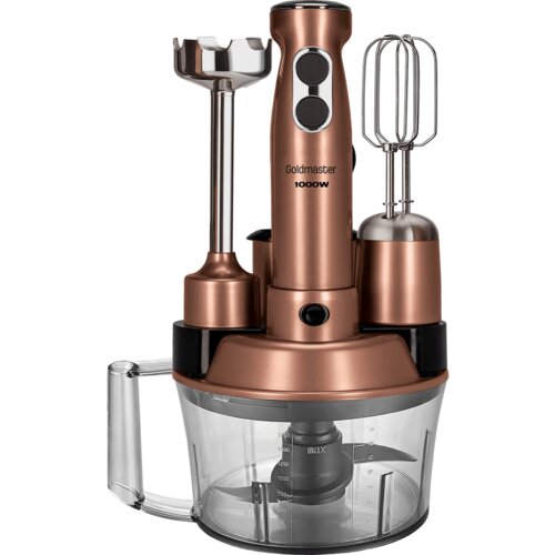 Goldmaster Štapni mikser sa posudom, 5u1, 1000 W, Multipraktik – GM-7239G Elena Max Gold Cijene