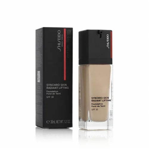 Shiseido Synchro Skin Radiant Lifting Foundation posvetlitveni lifting tekoči puder SPF 30 odtenek 120 Ivory 30 ml
