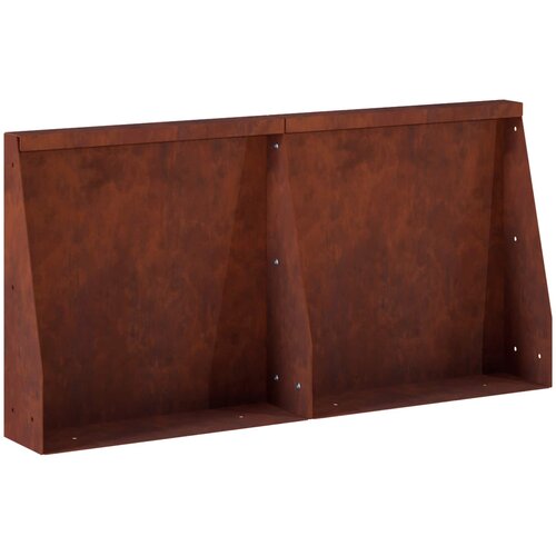  Zid za zadržavanje 2 kom. 40 x 12 x 50 cm Otporni čelik Rđa Cijene