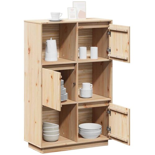  Visoka komoda 74 x 35 x 117 cm od masivne borovine Slike