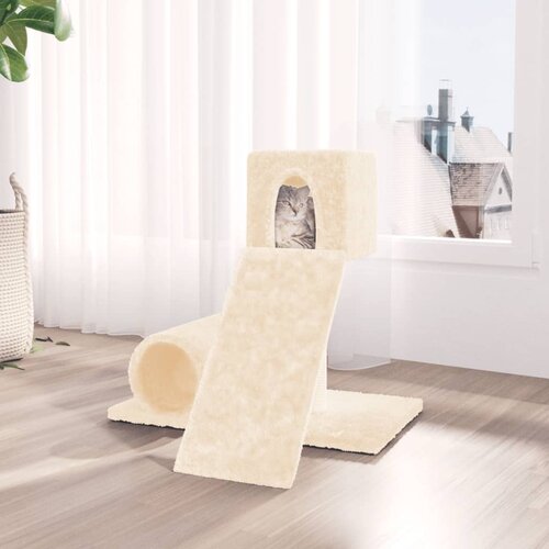 VidaXL Penjalica za mačke sa stupom za grebanje od sisala krem 59 cm Slike