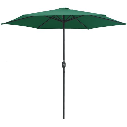  Vrtni suncobran s aluminijskim stupom 270 x 246 cm zeleni Slike
