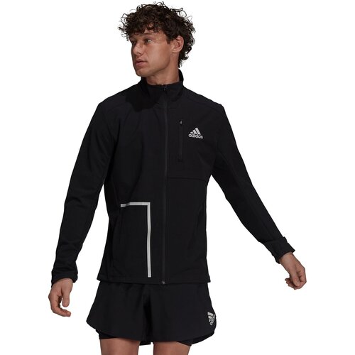 Adidas Muška jakna Own The Run Soft shell - CRNA Slike