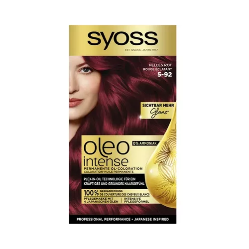  Oleo Intense Permanent Oil Coloration barva za lase -​ svetlo rdeča