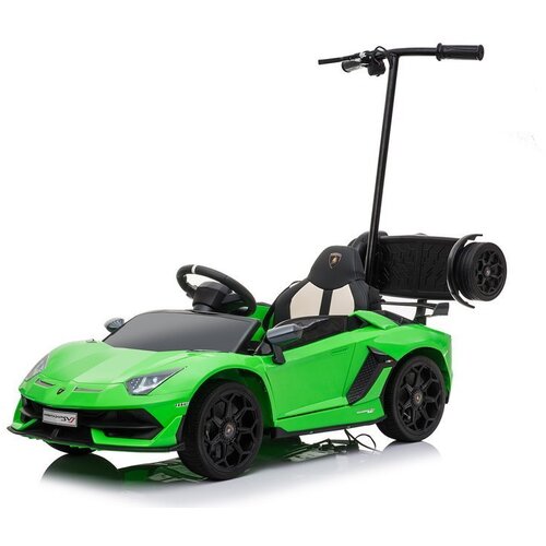 Lean Toys Akumulatorski avto Lamborghini Aventador SX2018 zelen s platformo Slike