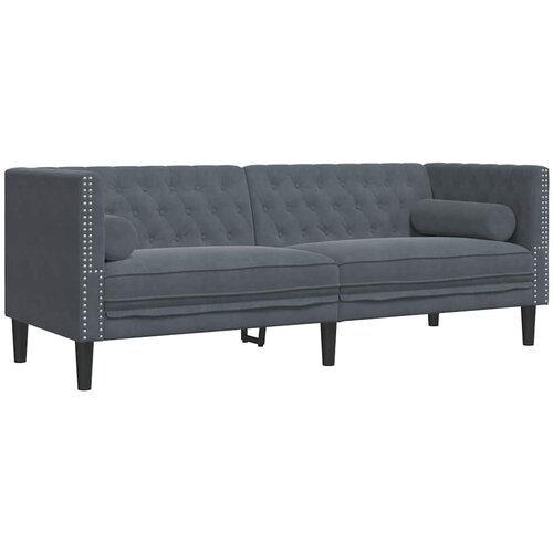  Kauč za dnevni boravak 3 pcs Tamno siva 194 x 74,5 x 70,5 cm Slike