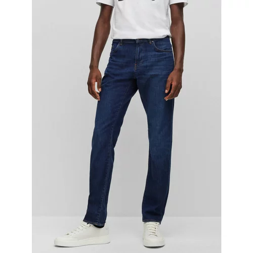Boss Jeans hlače Delaware3-1 50488459 Mornarsko modra Slim Fit