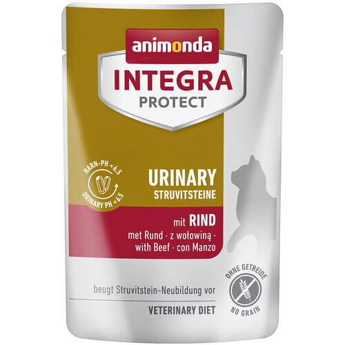  Varčno pakiranje Animonda Integra Protect Adult Harnsteine 48 x 85 g - Z govedino Cijene