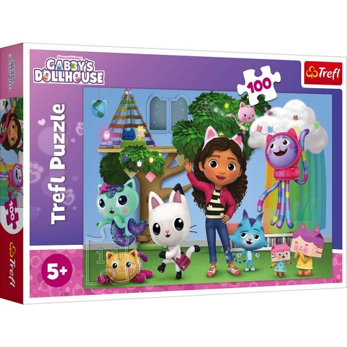 Trefl Puzzle - Gabby&amp;#039;s Dollhouse 100 Teile - 1 k. Slike
