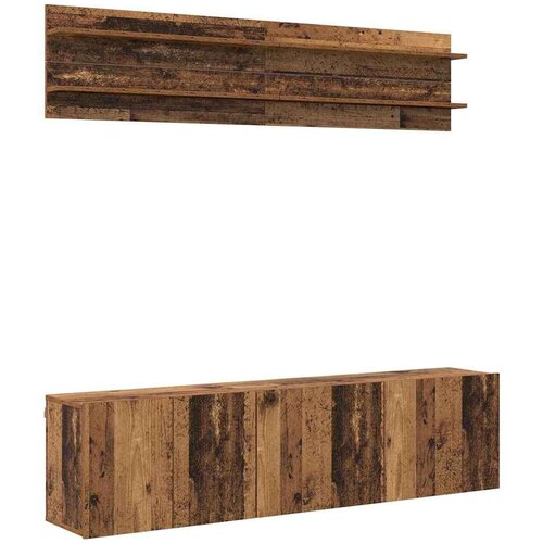  Jedinice Zidne 6 pcs Staro drvo Konstruirano drvo Slike