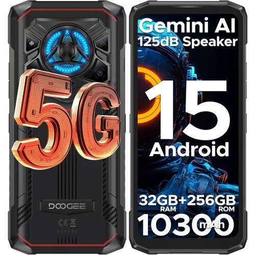 Doogee Blade 20 Play AI 5G 32/256GB Dimensity 7050, rdeča pametni robustni telefon Android 15, 6.6", (5000008854) Cene
