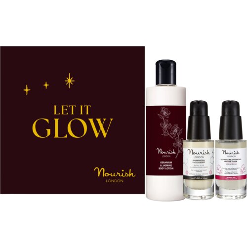 Nourish London Let it Glow Gift Set - 1 set Cene