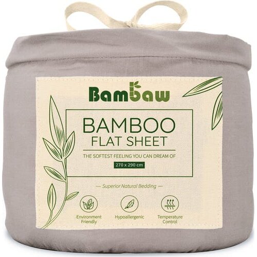 Bambaw Cozy Rjuha iz bambusa - 270 x 290 cm - Grey Cene