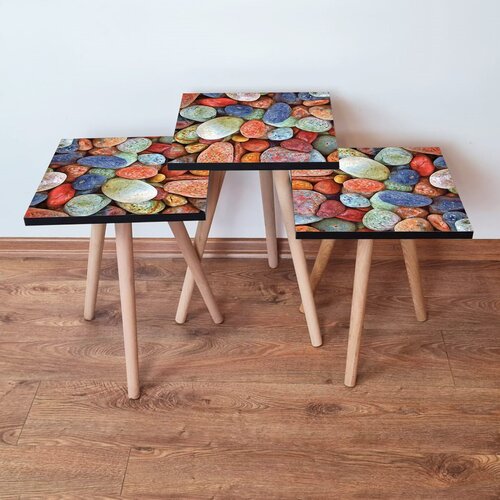 Hanah home Set 3 stočića 3Shp17 Multicolor Cene