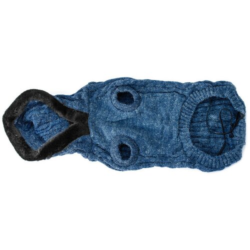 RECORD džemper za pse sa kapuljačom petto 45cm plavi Slike