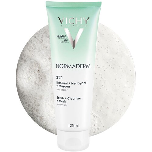 Vichy VICHI Normaderm normaderm 3 u 1 či&amp;scaron;ćenje lica sa ispiranjem 125 ml Slike