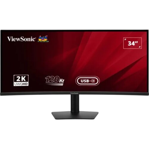 Viewsonic Monitor 34 VA3420C 3440x1440/UWQHD/IPS/21:9/1ms/120Hz/2xHDMI/DP/3xUSB/USB-C/zvučnic/curved Cene