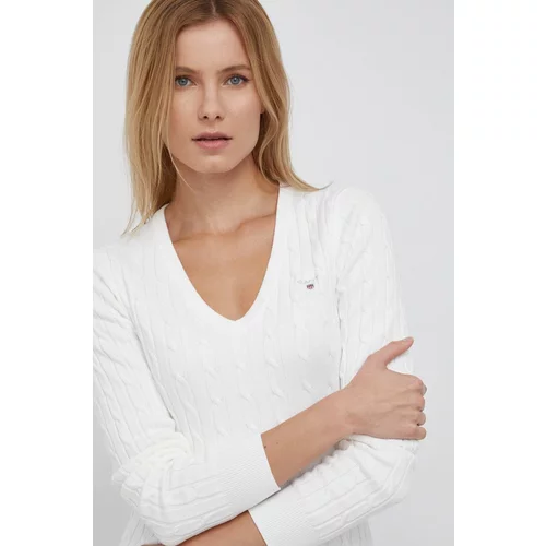 Gant Pulover za žene, boja: bijela, lagani